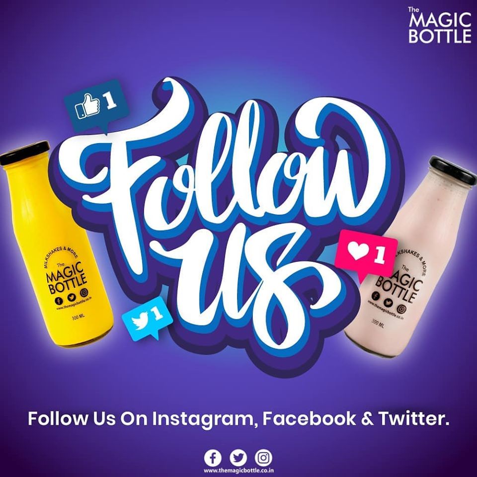 TheMagicBottle1's tweet photo. Make Sure to follow us on Facebook, Instagram and Twitter to get tasty updates and Delight your eyes with our tasty milkshakes and snacks!

#followus #followers #follow #shake #milkshake #milkshakes https://t.co/oM4PK2YziV