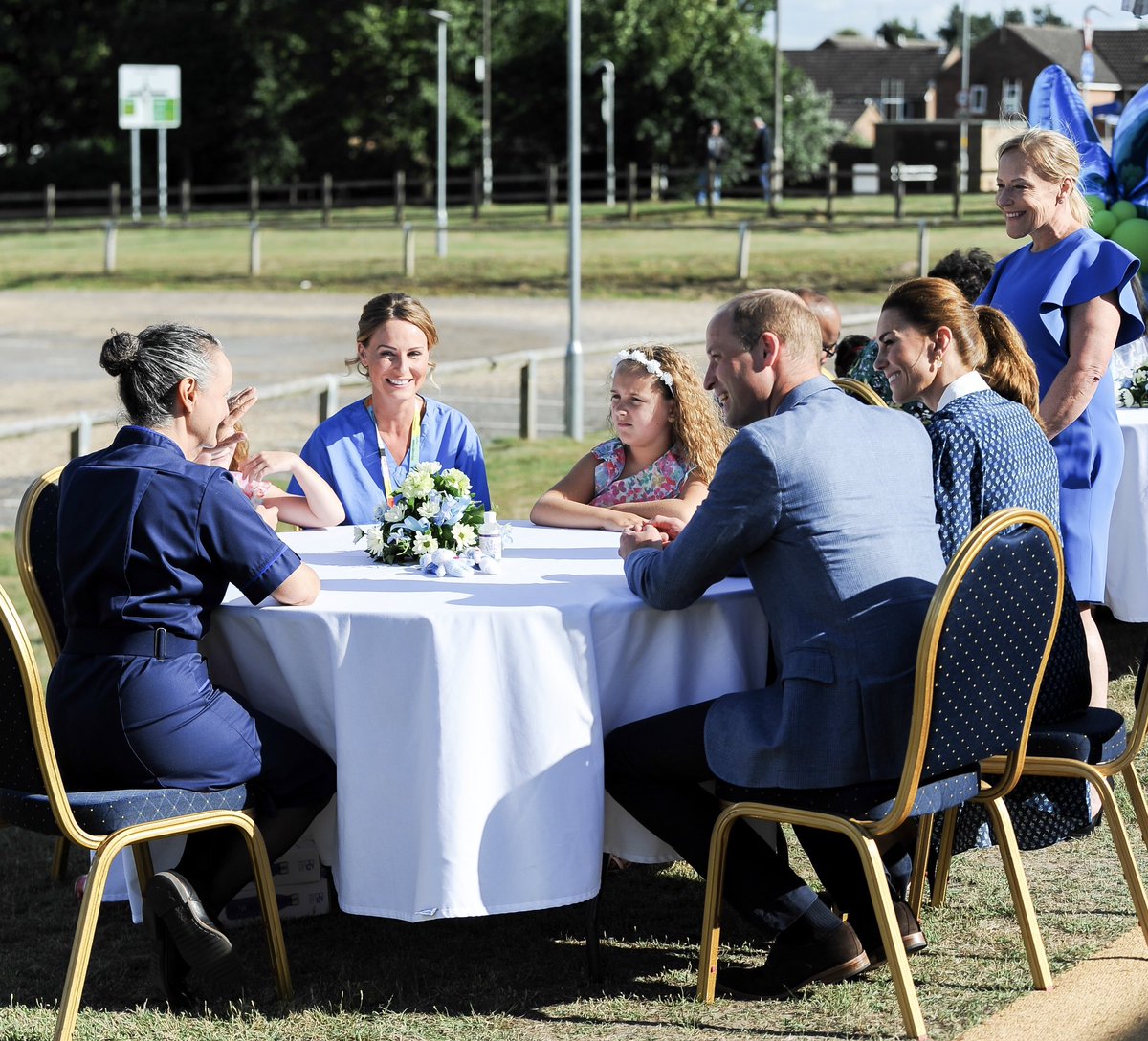 KensingtonRoyal's tweet photo. Today we mark the 72nd birthday of the NHS, in a year when it was needed more than ever as the nation responds to COVID-19. 

Today, The Duke and Duchess visited the Queen Elizabeth Hospital in King’s Lynn to thank staff for their efforts in helping their community. https://t.co/4WCkugETFT