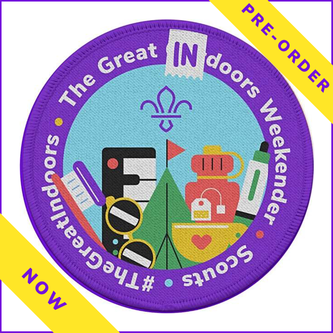 scoutstore1917's tweet photo. Are you taking part in The Great Indoors Weekender?
It will be the UK’s biggest digital summer camp and it's open to everyone.
Pre-order your badge now, don't miss out https://t.co/FPaDOUUxpt
#thegreatindoors #digitalsummercamp #scouts #badge https://t.co/lSeJDQPgTg