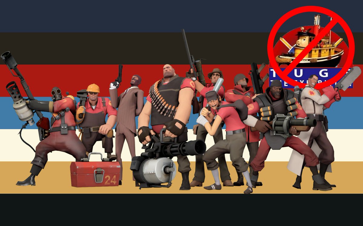 StolenGoods89's tweet image. The entire Team Fortress 2 team hates the Star Tugs Trust!