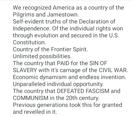 AshleyBuckeye's tweet photo. @malachiobrien @realDonaldTrump America is at stake.   

#SanePeopleForTrump
#AmericansForTrump
#AmericaForTrump https://t.co/2Fs6NYzpbU