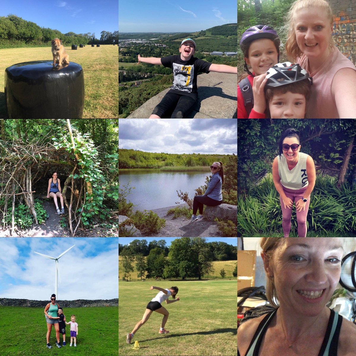 Fab to see everyone getting outside and involving parents, siblings and pets! 👩🏼‍🤝‍👨🏽🐶💜