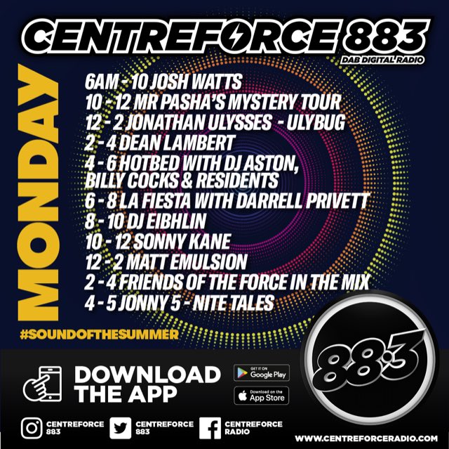 jonathanulysses's tweet photo. Looking forward to my show on the mighty @Centreforce883 from 12 till 2pm midday UK Time. @JoshWatts @sonnykane1998 @dj_mattemulsion @_HOTBED_ @Billycocks1 @DarrellPrivett1 @deanlambert @UlybugMusic throughout the day and much more. #GetInvolved #HouseMusic #Ibiza2020 #Ulybug https://t.co/ZEcGC5b4cm