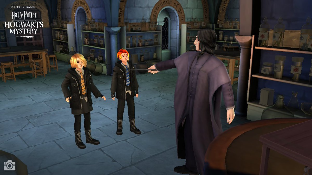 SeiEliemMorne's tweet photo. We went with Beatrice to ask Professor Snape for help to help us end Beatrice's nightmares using his Legilimency. #HogwartsMystery #HarryPotterHogwartsMystery #HarryPotter #HPHM #BeatriceHaywood #Legilimency https://t.co/WnfXra8XZ8