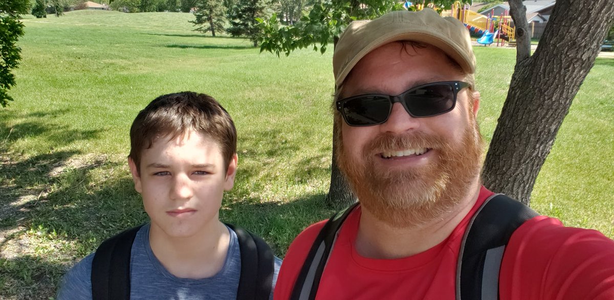 pellerman's tweet photo. First hike down for the #wrhike challenge!  4.8 Km urban hike!  #scoutsdostuff #scoutscanada https://t.co/EmWNIap6KI
