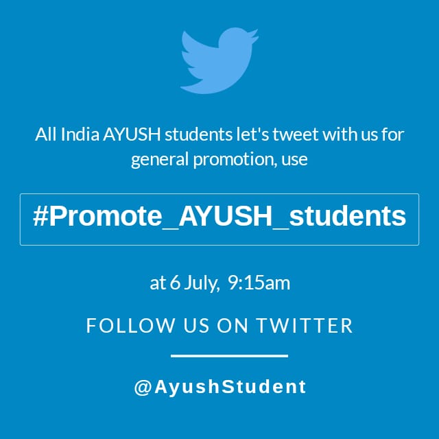 FaisalS27705491's tweet photo. Today 06 july 2020 at 9:15 am sharp...we all r going to trend #Promote_Ayush_Students because our lives are also matter..#Promote_Ayush_Students @tsrawatbjp @babyranimaurya @AyushStudent @moayush https://t.co/9w5aMnN9Va
