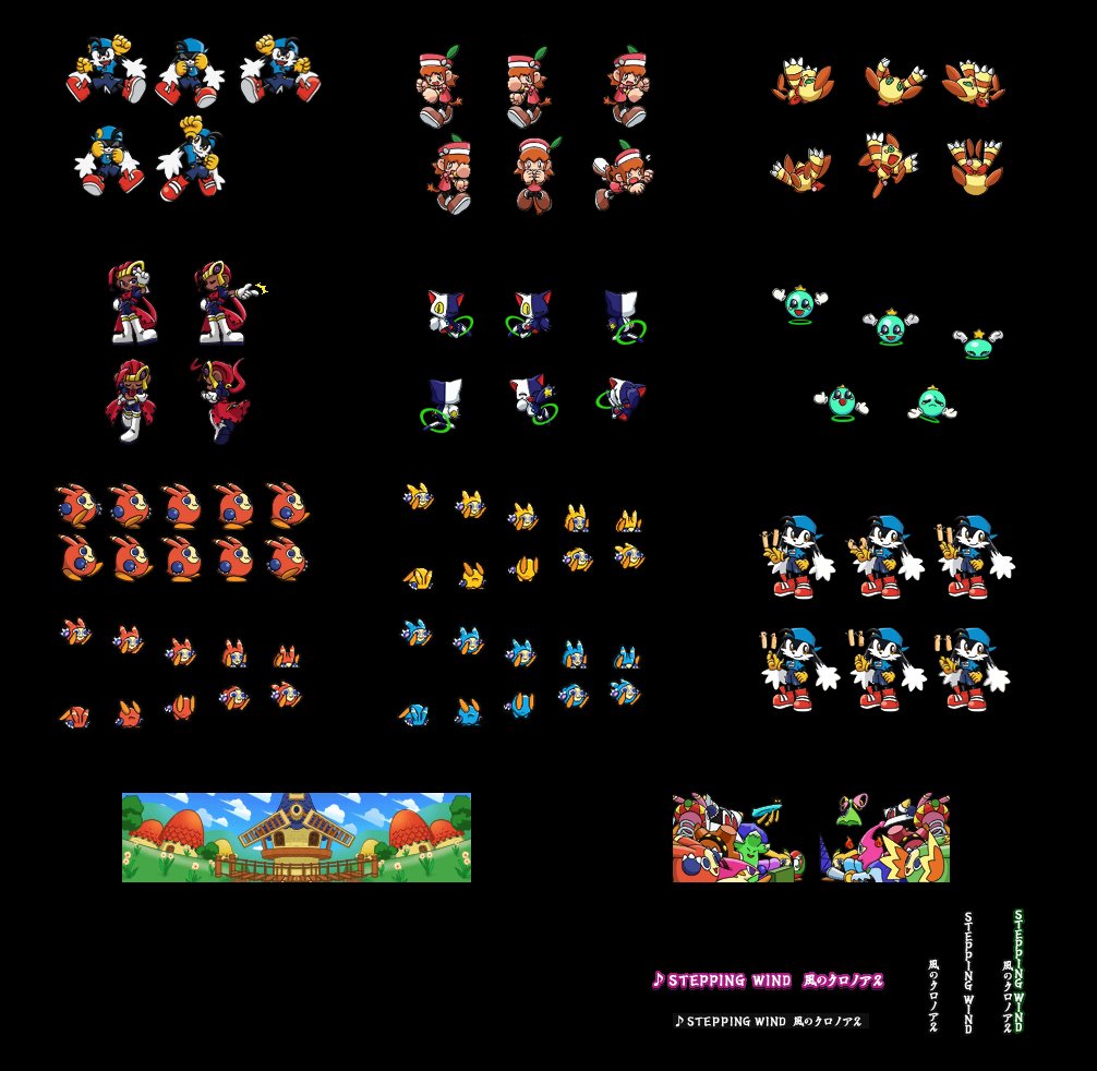 KLONOA ARCHIVES on X: A full sheet of the sprites that are used during  Taiko no Tatsujin: Tatakon de Dodon ga Don's Stepping Wind song have been  uploaded to The Spriters Resource!