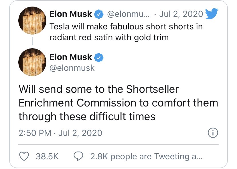 ItsKimJava's tweet photo. Elon promises and delivers. Get them now while they’re short!
#Tesla #LikeTesla #ModelS #ModelX #ModelY #Model3 #Cybertruck
https://t.co/A9rSCgigGr https://t.co/EwAYxlXToR