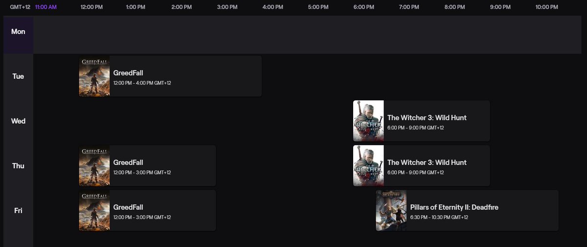 featuringFlewt's tweet image. Hello hello! It's been a wee while, I hope you're all doing well! 🥰

The new schedule for this week is up on twitch! I'm going to be experimenting a bit, so I'm excited to see how this goes!

See you tomorrow ✨