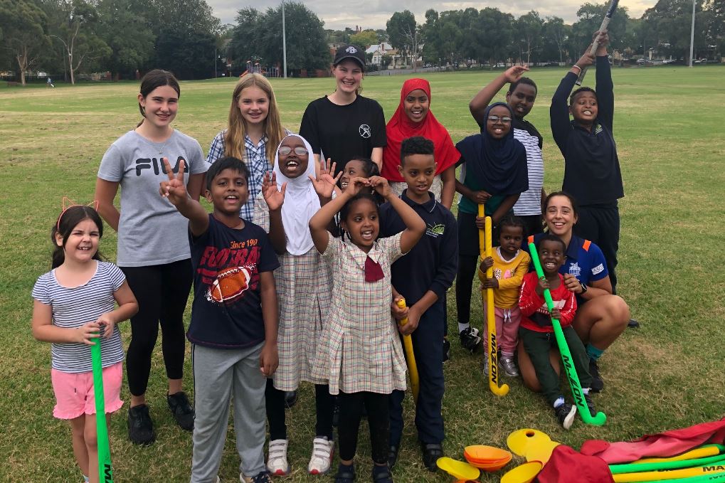 These kids will need the great after school sports programme that @HuddleNMFC <a href="/NMFCOfficial/">North Melbourne FC</a> runs in Flem/Ken more than ever. The kids from <a href="/BrunswickHC/">Brunswick Hockey</a> look forward to helping out with hockey again