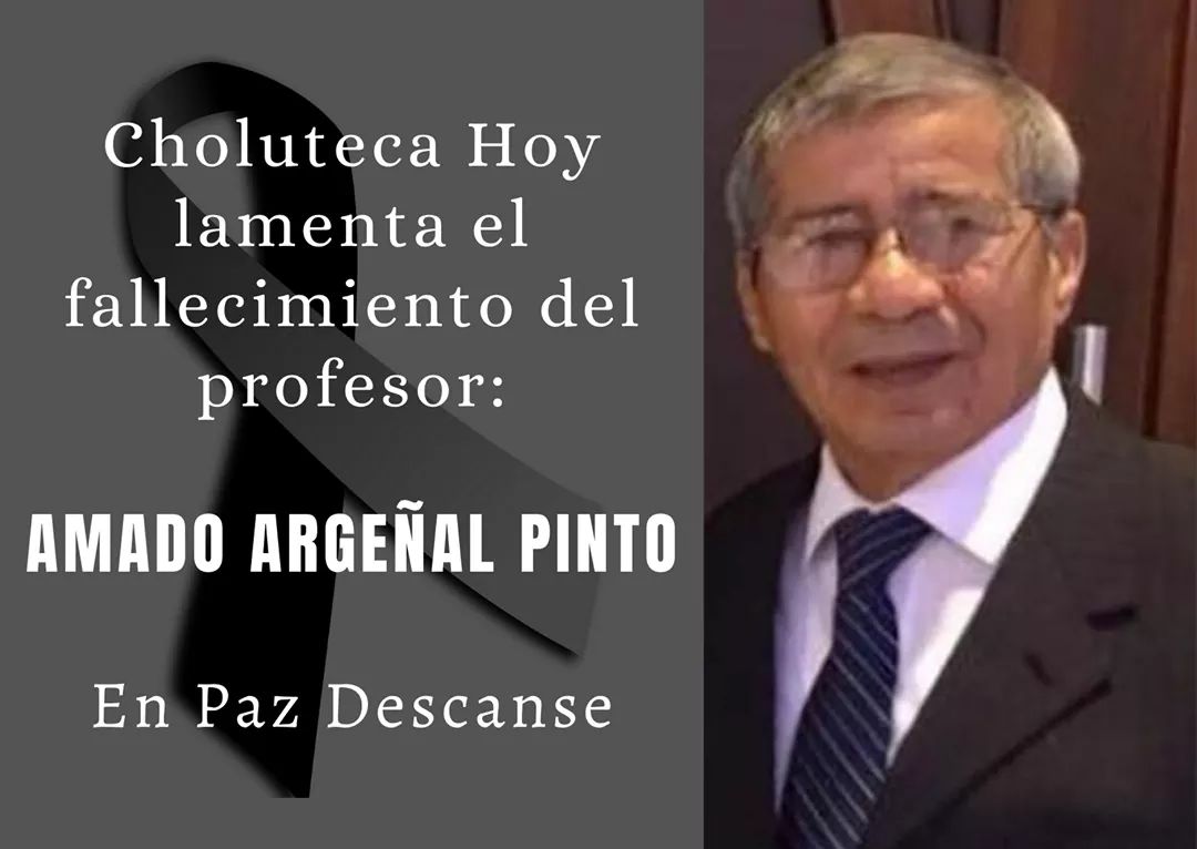 MarcoviaHd's tweet photo. #TeleMarcoviaHD #Somos24/7 

🚨Última Hora🚨

Pierde la Vida Lamentablemente Otro Guerrero Hace un Par de Horas se Reporta la muerte del Profesor Amado Argeñal Pinto Causa del Covid_19 
El Profesor Argeñal en su momento fungio como Director de la Departamental de Choluteca. https://t.co/tfAISGCbTy