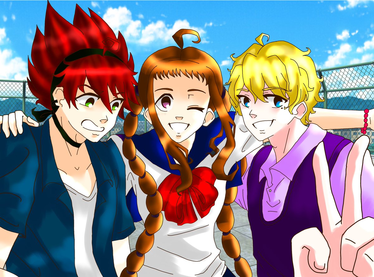 NickNJelly's tweet photo. Friends Forever!❤ #SpiritGuardian #AlJoSe #NickNJellyArt #digitalArt #Throwback https://t.co/QpPEQs57L9