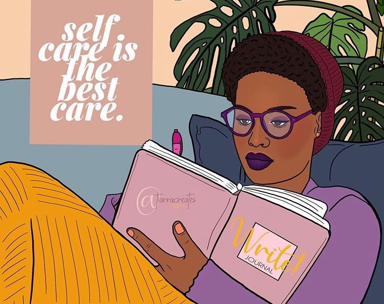 blkwomenshealth's tweet image. Commit to doing at least one self-care act a day. It can be as simple as a 30 minute walk or meditation; or you could try something like a virtual session with a licensed  therapist￼. Many insurances offer free or low co-pay sessions￼. #selfcareishealthcare