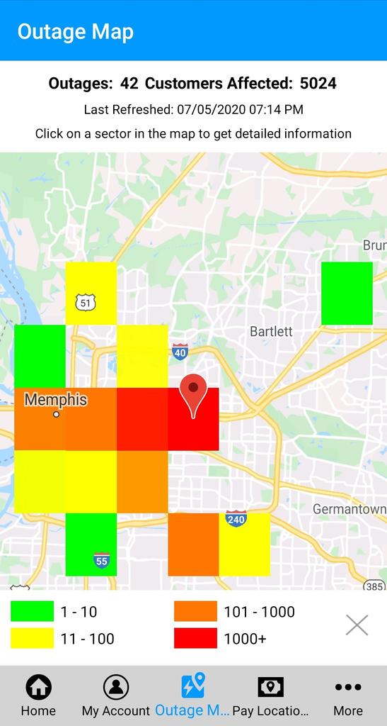 Mlgw On Twitter Mlgw Is Aware Of Current Outages And Working As Quickly And Safely As Possible To Restore Power To All Those Affected To Report Outages Please Use Your Mlgw My