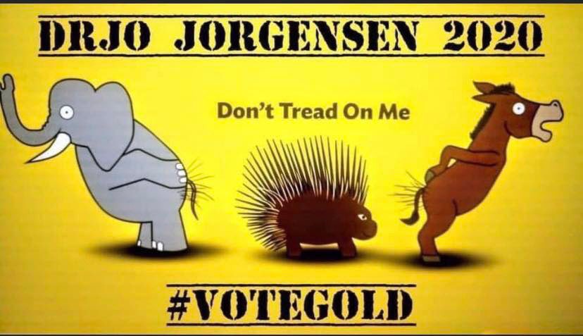 grunt2017's tweet photo. If you’re tired of the two party cleche, there’s a third option and that is Dr. Jo Jorgensen of the Libertarian party. She’s offering more freedom than either Trump or Biden “promises”. #JoJorgensen2020 https://t.co/wbFL8uN8Bo