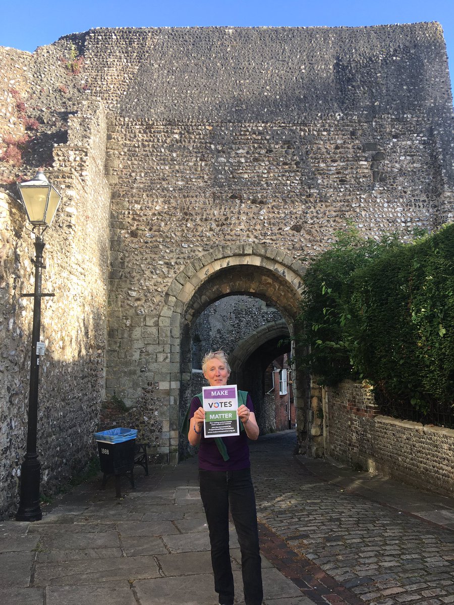 domino4441's tweet photo. #LewesCastle #MakeVotesMatter #ChangeTheVoting @MVM_Lewes we had a great socially distanced action day in Lewes and Wealden to change our decrepit voting system. With proportional representation we wouldn’t have this undemocratic government in charge with an 80 seat majority! https://t.co/6sOEaYnyAN