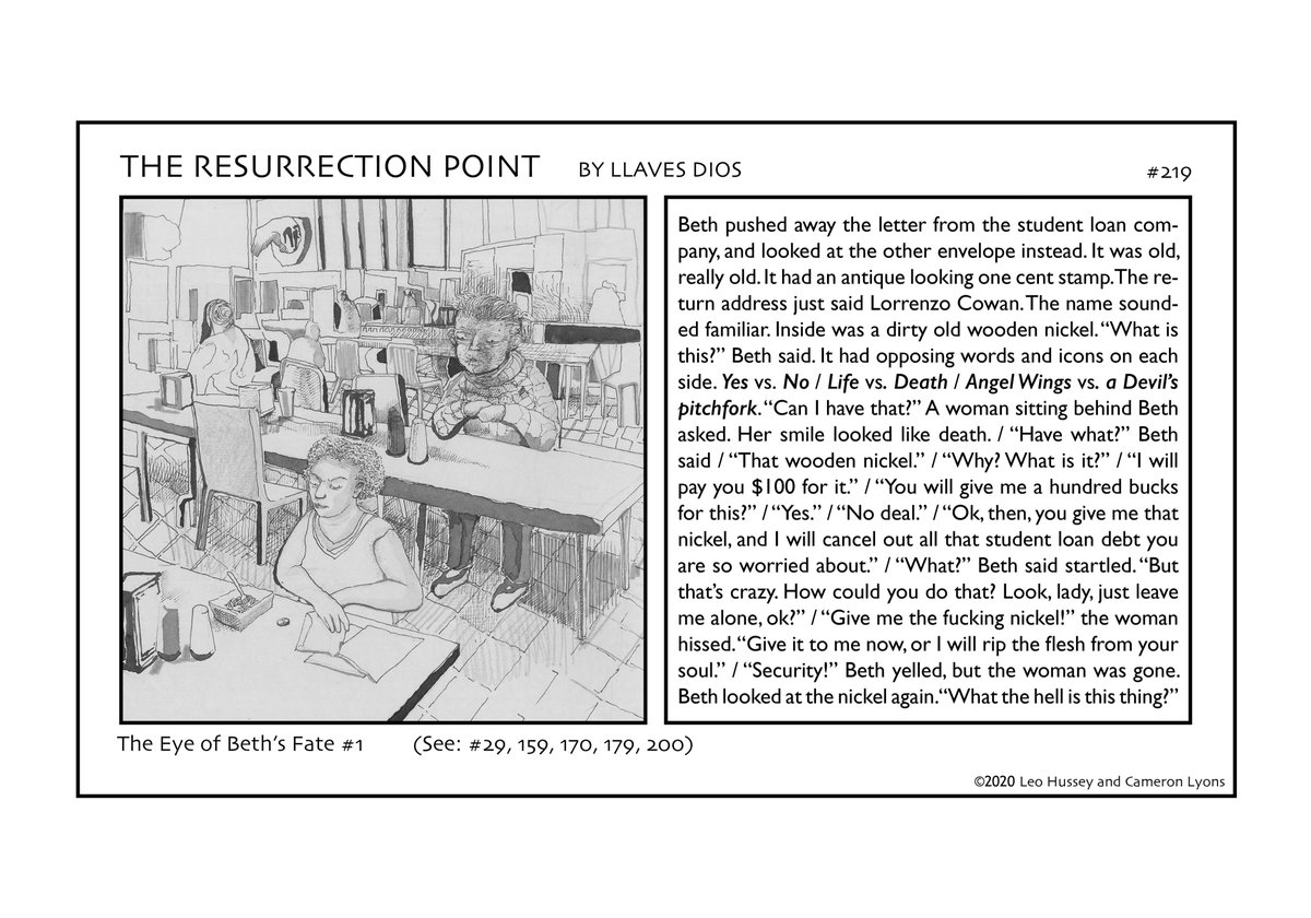 Respoint6's tweet photo. "I will rip the flesh from your soul." #Resurrectionpoint #Fateseye #219 https://t.co/i6sUpdvVq1