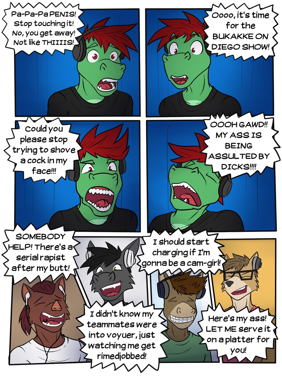 Pages 2 and 3, hopefully I managed to get all the funny expression and the outbursts that come when playing games online pic.twitter.com/6kI1tPdihi
by Fuze