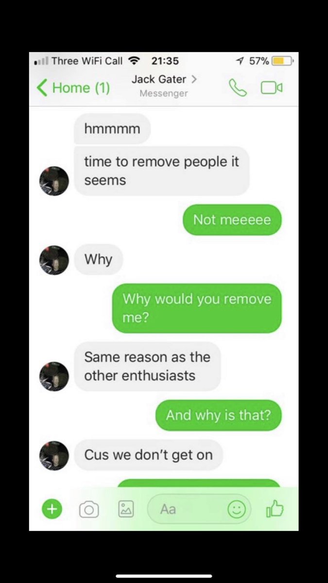 ashwantstocry's tweet photo. I have proof of some messages that jack gator would send to me, these were his random guilt trip messages towards me 
-1
@ThemeParkWW https://t.co/bmtiKh544v