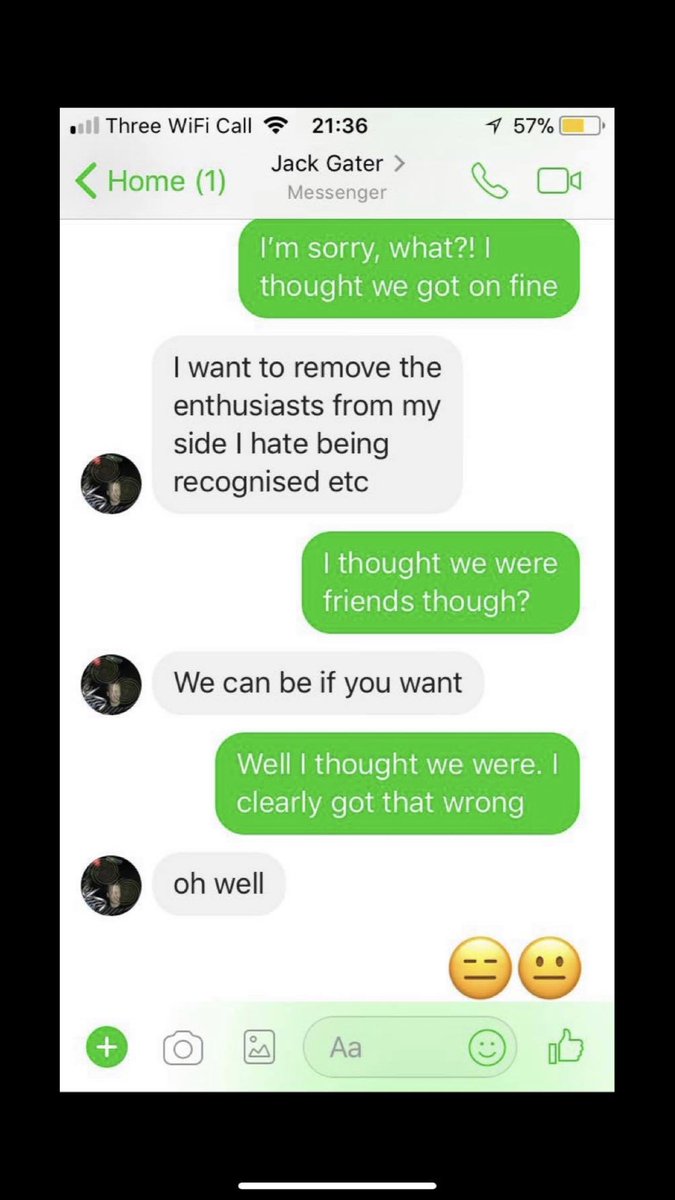 ashwantstocry's tweet photo. I have proof of some messages that jack gator would send to me, these were his random guilt trip messages towards me 
-1
@ThemeParkWW https://t.co/bmtiKh544v