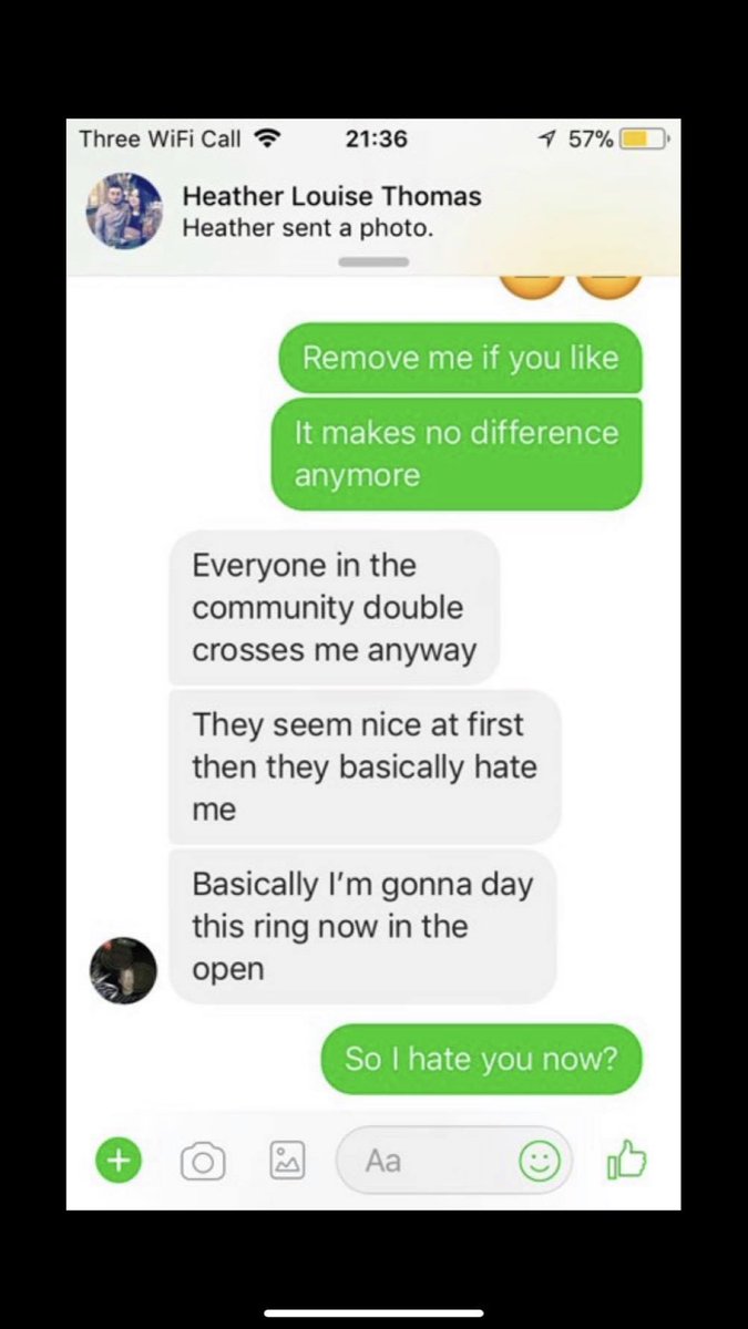 ashwantstocry's tweet photo. I have proof of some messages that jack gator would send to me, these were his random guilt trip messages towards me 
-1
@ThemeParkWW https://t.co/bmtiKh544v