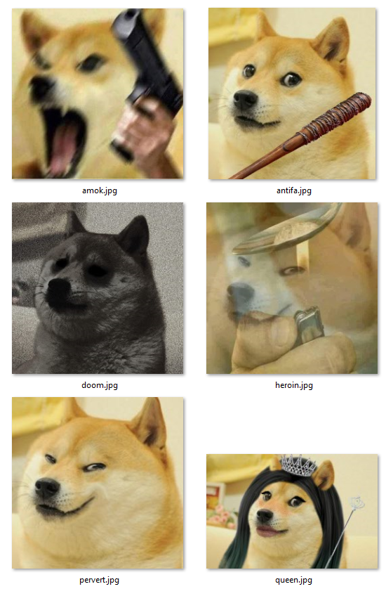 dogebot187's tweet photo. Wie taggt man dogebot187?
1. Mich taggen
2. Namen des Templates anfügen 
3. doge bekommen
Beispiel: "@dogebot187 king" 

In den Bildern sind die Templates gelistet, die für alle verfügbar sind 💝 https://t.co/sw5fFVxg9g