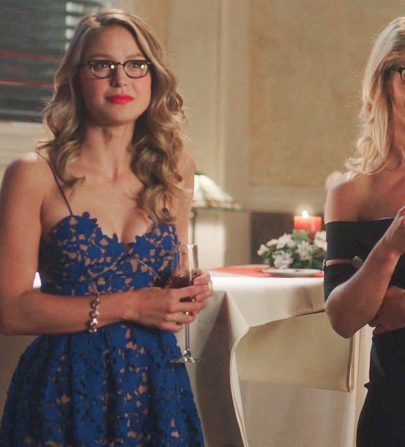 kara danvers blue dress Kara Danvers Supergirl Blue Puffer Coat- Hit Jacket