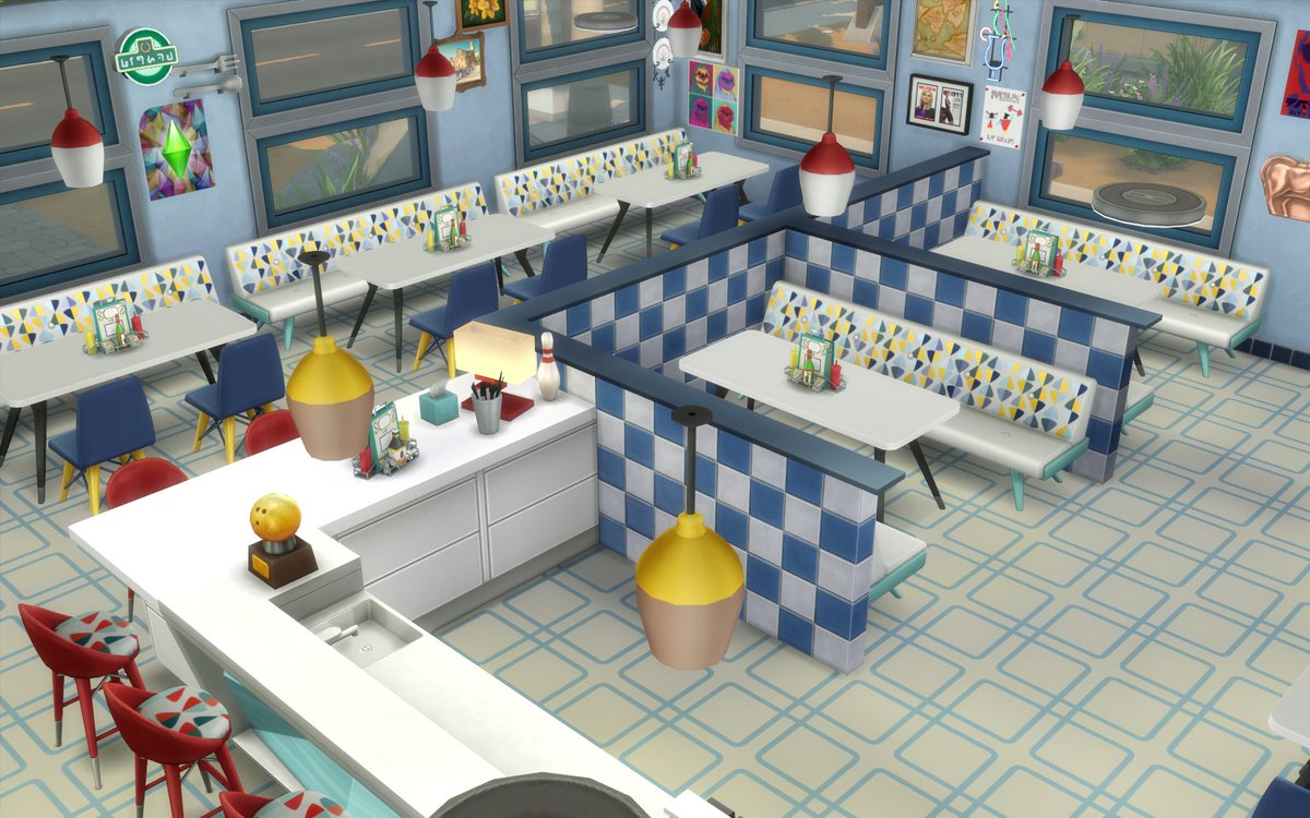 frogs_2000's tweet photo. Base game and Bowling Night version with a bowling alley in the basement https://t.co/tXkKCOImZu
