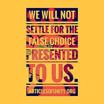 A large % of Americans would agree with our proposal, but a very small % of Americans are on Twitter. Share this graphic with a few friends or family members today! We need a groundswell and it’s up to ALL of us to make it happen! #Unity2020