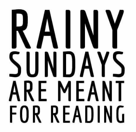 I love rainy Sundays 💙☔️🌧📘