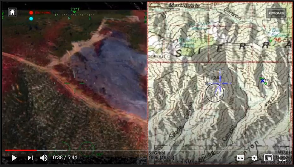 Angeles_NF's tweet photo. Rowler Fire Update, 1300 hrs: 92% containment on 648 acre. Firewatchβs combo display, IR/Topo, shows one corner of the battle & steepness of the rugged terrain. Tough ground. A hard fight. 160 Firefighters still on the line. Outstanding work! #RowherFire #WildfireHeroes #Heroes https://t.co/d4TvWp6iKF