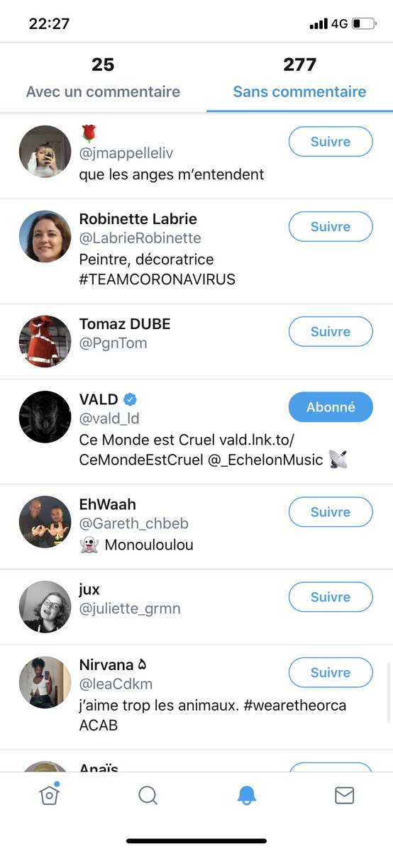 _RapStreet's tweet photo. Merci à @vald_ld du RT 🙏💜💜 https://t.co/FgHNKxMmHI