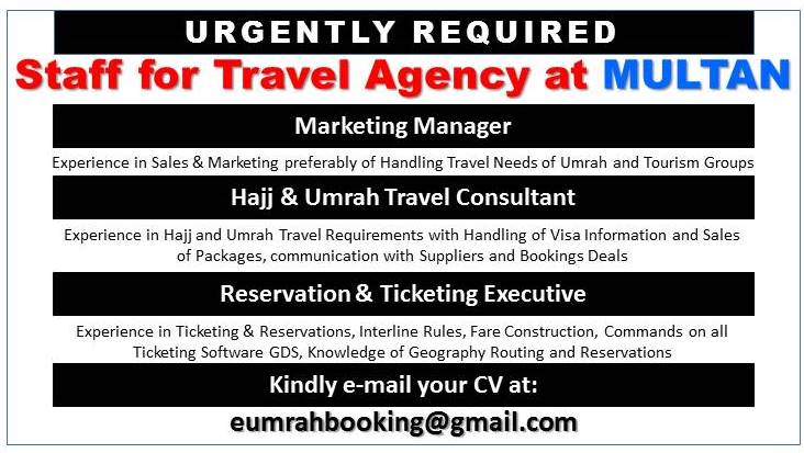 EUmrahBooking's tweet photo. #JobSearch #Jobs #TRAVELAGAIN #travelbloggers https://t.co/9EzYOQEKPy