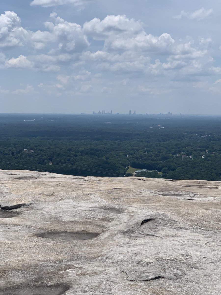 A view of Atlanta from Stone Mountain, July 4, 2020.  ⁦#nobetterviewthanfromthetop