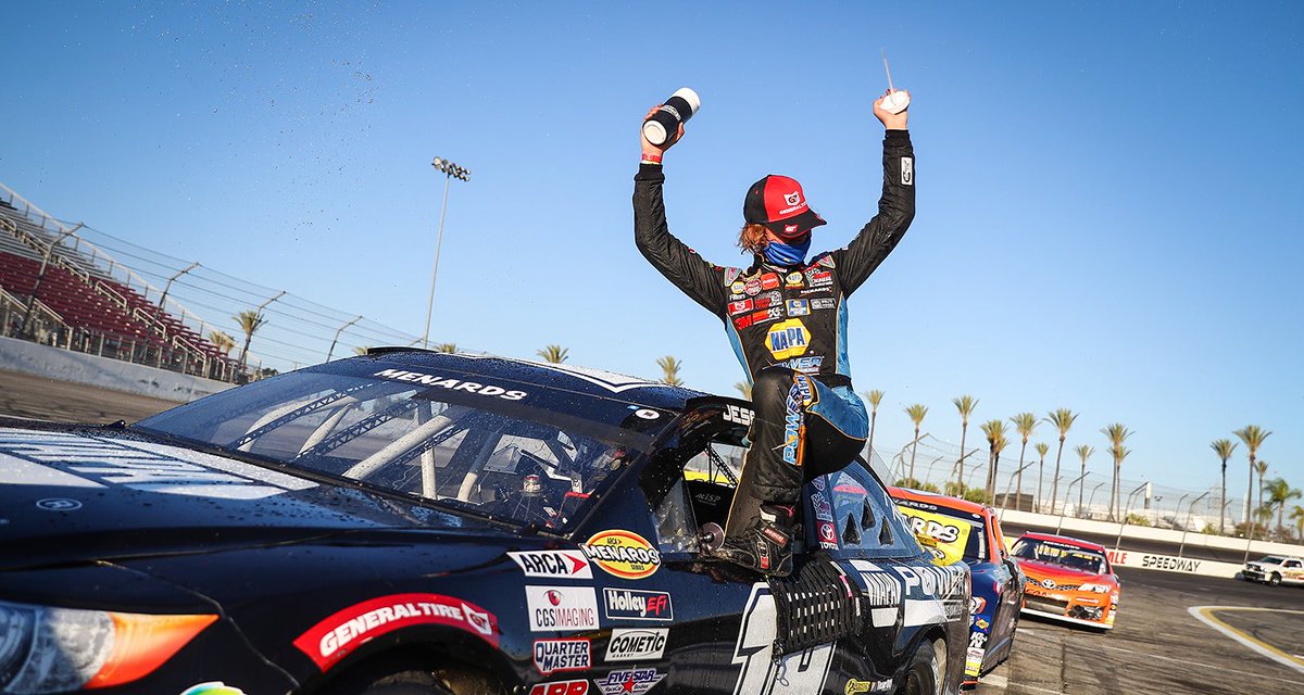 FitStopPerform's tweet photo. ๐ @FitStopPerform would like to congratulate @jesselovejr1, @NAPAKnowHow, and @BMR_NASCAR on winning the #ENEOS125 at @TheIEC! ๐
#ARCAMenards | @ARCA_Racing | @NASCARRoots https://t.co/yCNtcFqsCO