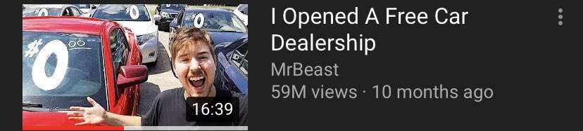 Also, if you’re a car company I kind of want to open another free car dealership. Send me like 100 cars plz ❤️