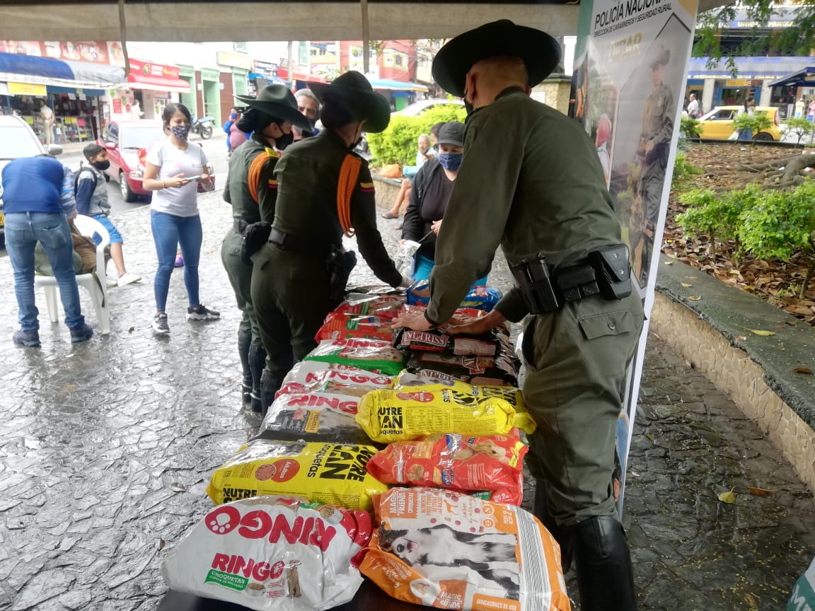 VocacinPolicia1's tweet image. El grupo de Carabineros y Guías Caninos #Meval, hizo parte de la jornada de vacunacion y esterilización en el municipio de #barbosa, entregando concentrado para nuestros #perritos 🐕🦮🐶 en compañía de la @personeriamed de Medellín y @GobAntioquia #Siser