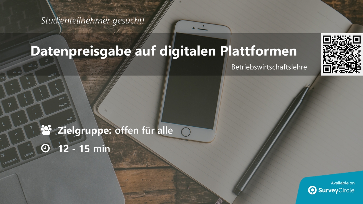 Teilnehmer gesucht für top-platzierte Online-Studie:
