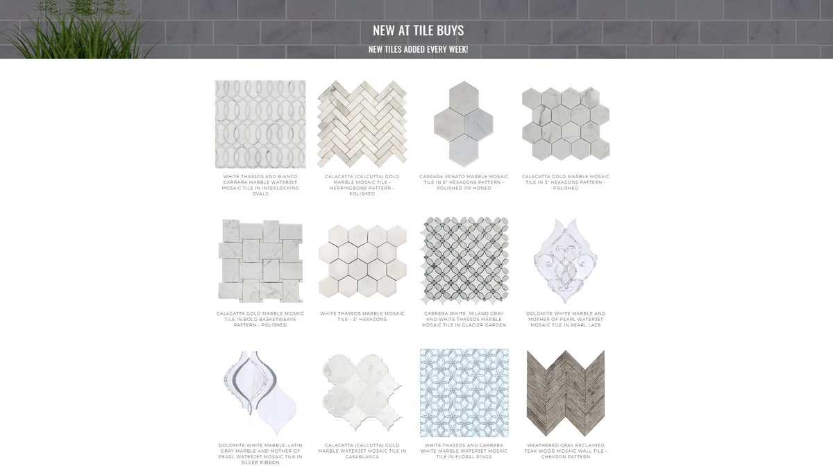 tilebuys's tweet photo. We're adding new tiles every week! Check https://t.co/emzK9xsKwi to see the latest.
#newtile #tilestyle #tiles #tile #tiling #tiler #tileinstaller #tiledesigner #marbletile #marbletiles #flooring #coverings #tiledesign #tilestore #tilelove #tileinspo #tileinspiration #newtiles https://t.co/9spcLtO19V