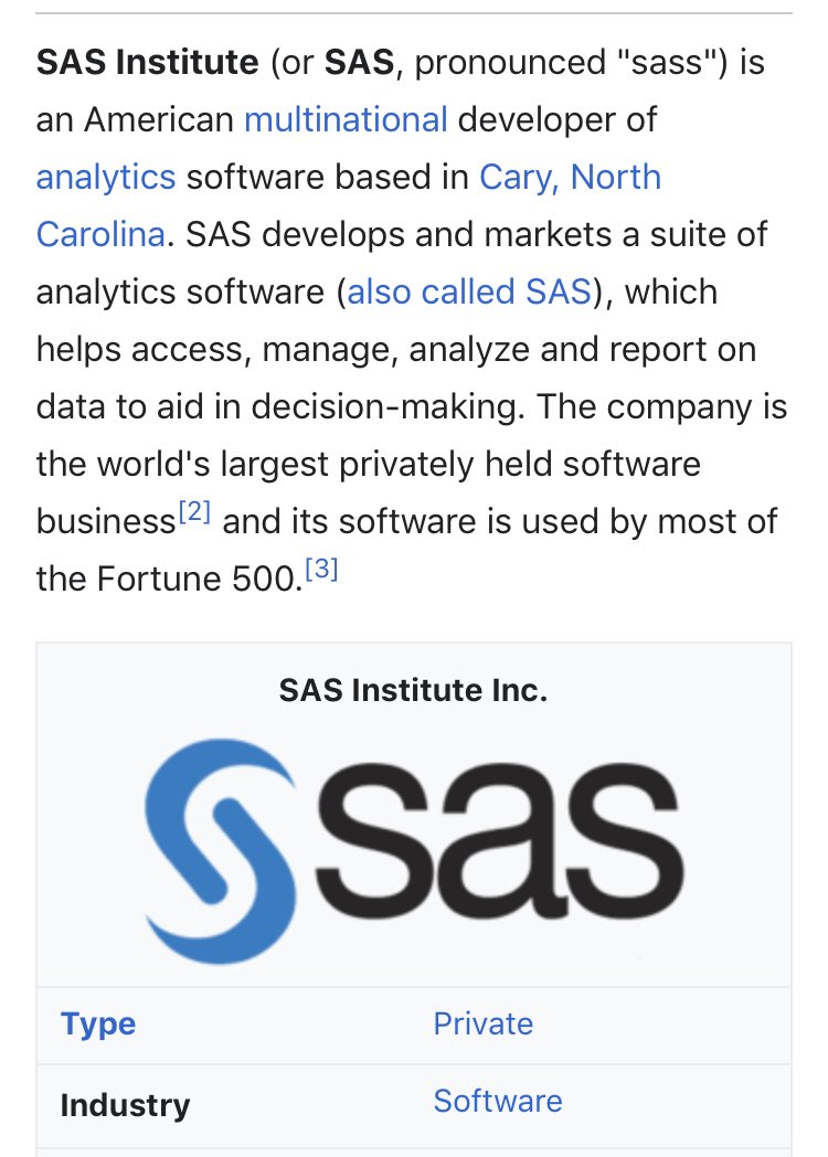 49/ JOHN SALLFounder of SASSAS Software used by most Fortune 500 cos- lot of opportunities in that... think vulnerabilitiesDonating to Biden