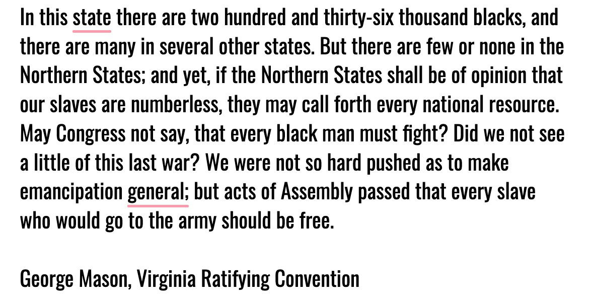White supremacy is the reason behind America's military might.Southern states didn't think the federal government should be able to raise an army because they feared black soldiers might invade the South to free their black brothers.The Founders' solution?The 2nd Amendment