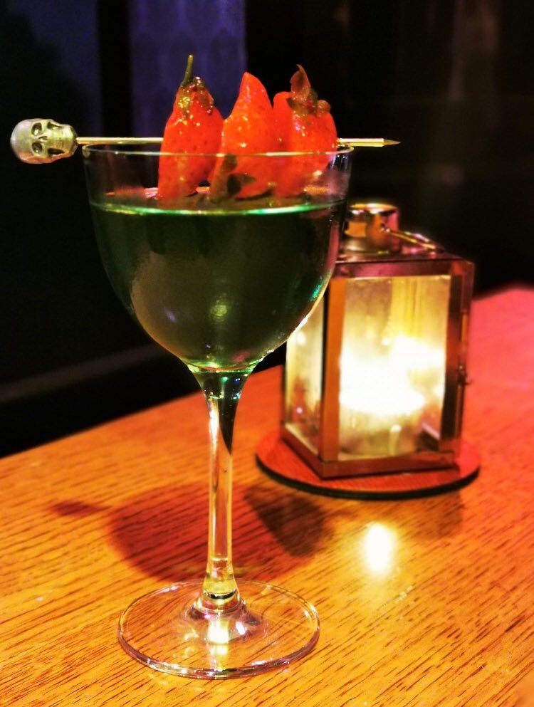 Thanks to Mike for this lovely photo of our “Skyehook” cocktail. <a href="/MintCakeLiqueur/">Pennington's Spirits & Liqueurs</a> &amp; @TaliskerWhisky with <a href="/BobsBitters/">Bobs Bitters</a> .
Nick &amp; Nora glass by <a href="/JulieDrinkstuff/">Julie@Drinkstuff.com</a> <a href="/drinkstuff/">drinkstuff.com</a>