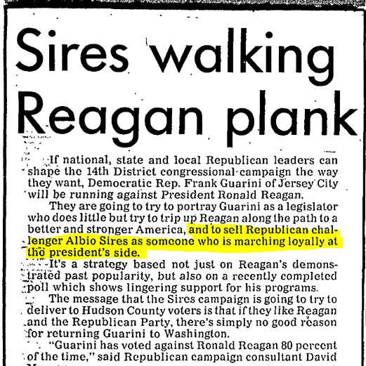 CurtSaeui's tweet photo. Don’t forget, @AlbioSiresNJ didn’t just register and vote as a Republican, he ran an entire campaign as a loyal Reagan Republican. #NJ08 deserves someone who will ALWAYS fight for working families. Vote for @Oseguera2020 ! #WinWithHector https://t.co/8zLSqPKld4