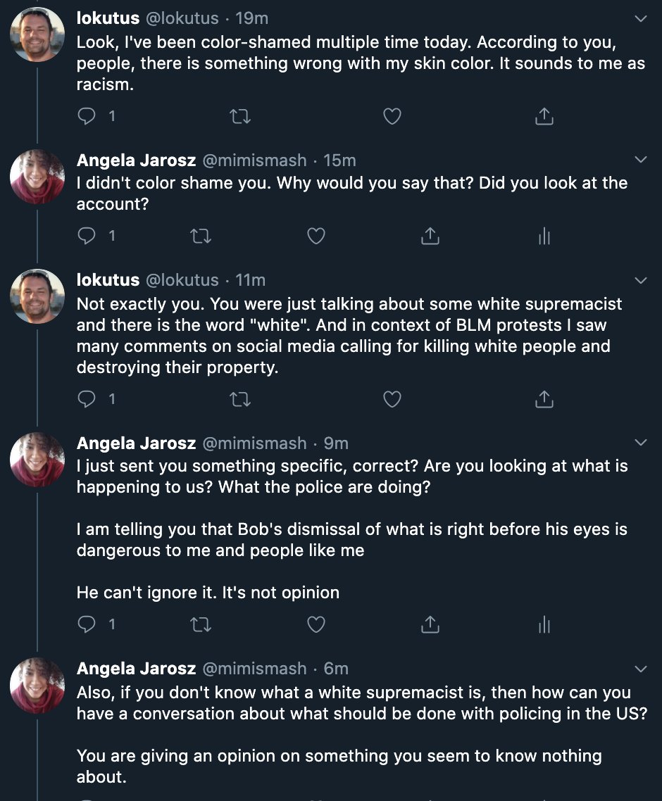 What conversation? Seriously. I need to know. What can I or anyone else say to make someone look at the evidence of harm?It's not hidden. We share it. We talk about it.At what point is turning your back called out as the dangerous act it is?When?