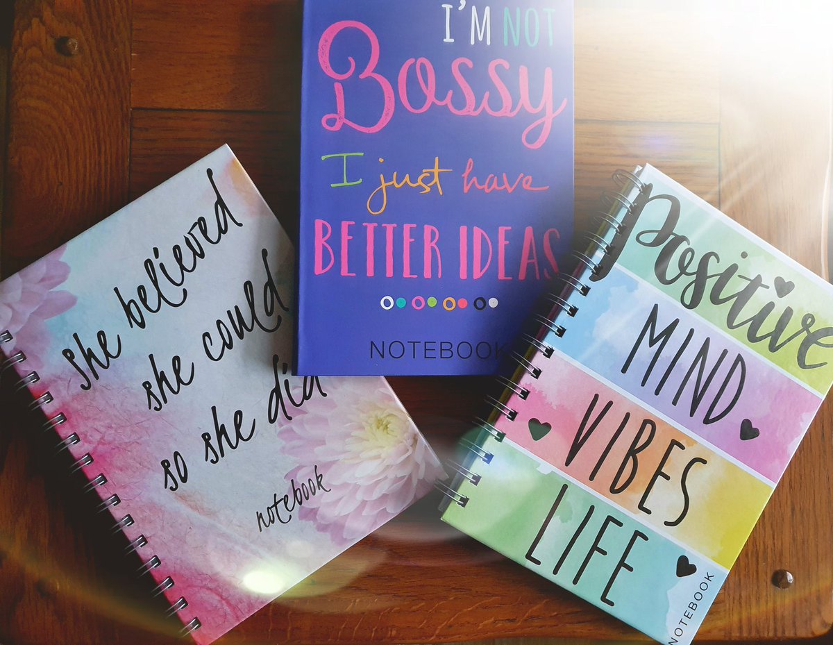 Knight2020Ms's tweet photo. Life affirmations on notebooks = PGDE Primary student drug of choice. #pgdestrath #affirmations #primaryteaching #student #universityofstrathclyde #PGDE2020 https://t.co/AynRQuv1nt
