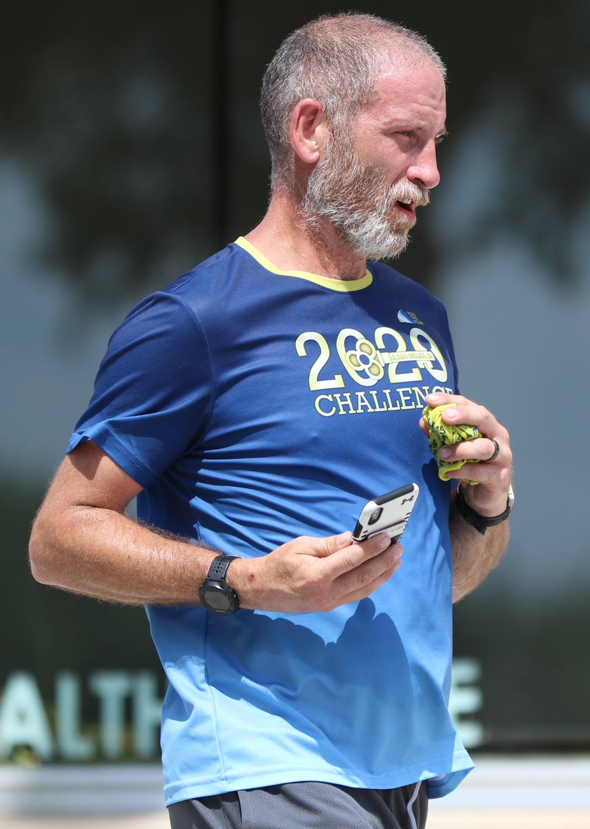 Tyler_Liger's tweet photo. Renowned charity runner Rik Zortman ran through Lake City earlier today, marking his 74th county that he has visited since starting his epic tour of Iowa’s 99 counties in 2017.

While in Lake City, Zortman ran out the names of “William” and “Pennie.”

#humanetchasketch https://t.co/JETzasvLoT