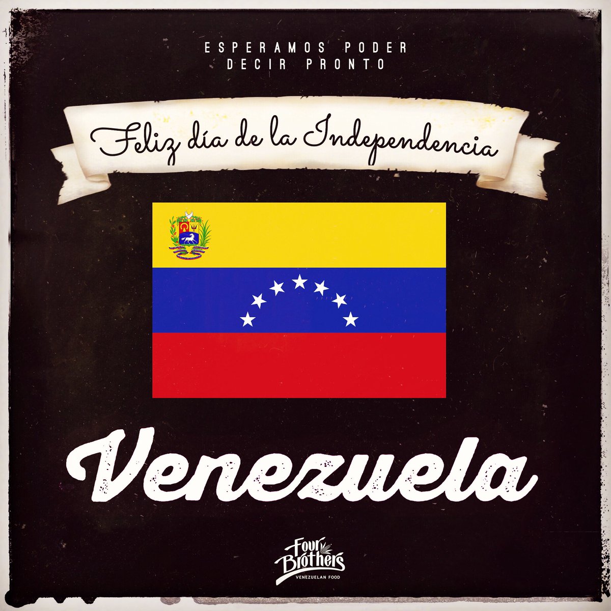 Hope we can say again:
Happy Independence Day Venezuela ✨🇻🇪✨
