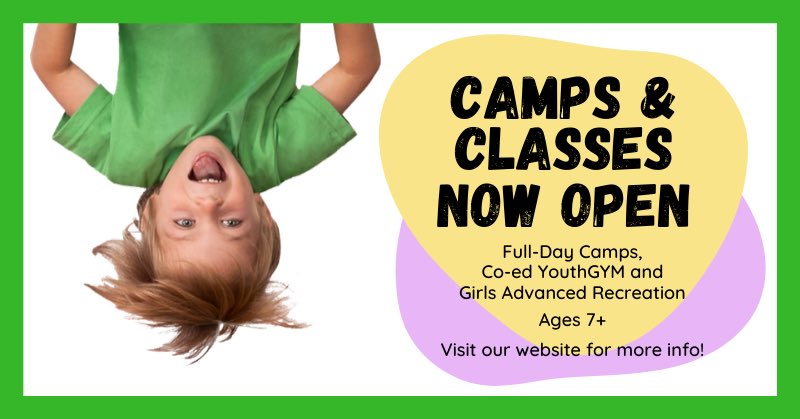 BGCGym's tweet photo. Gymnastics Ontario has received approval from the Provincial Government to open for camps and classes! 
Information on our website! https://t.co/xJ2CAAEAzj