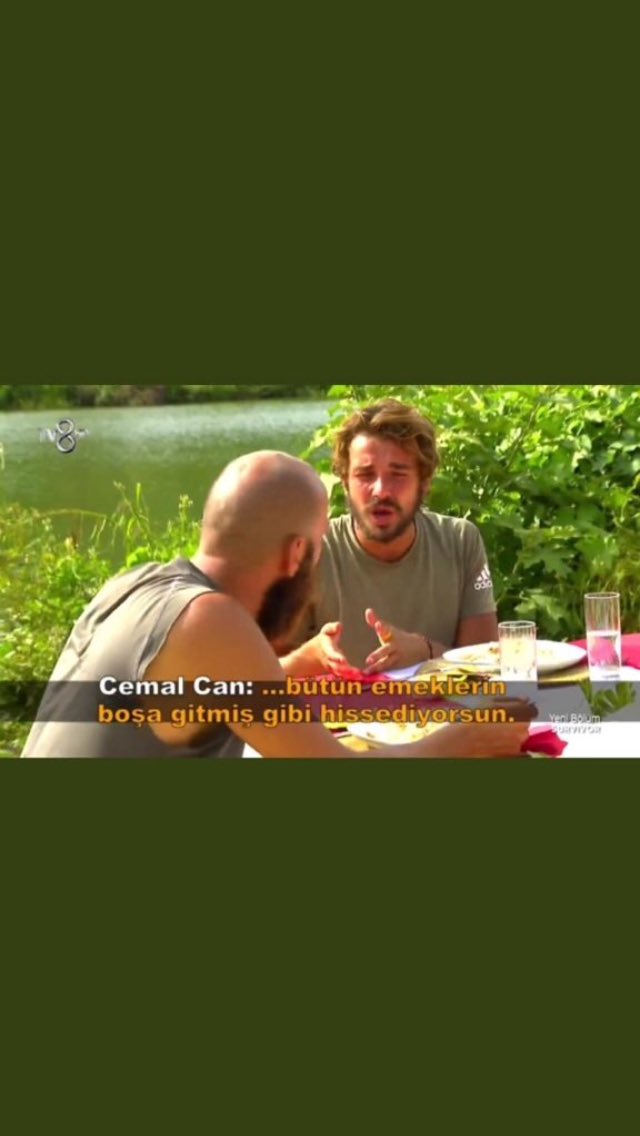 Defnis19's tweet photo. Duygusal bir Cemal can bu nasıl yaptı biz ne izledik aylardır #survivor2020 https://t.co/a8RzeMKrHX