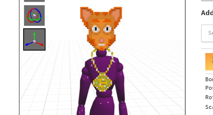 Cat in the mask available on @opensea ! 🐱🐱🐱🐱 opensea.io/assets/0xa58b5… Unique piece! cryptovoxels.com/play?coords=N@…